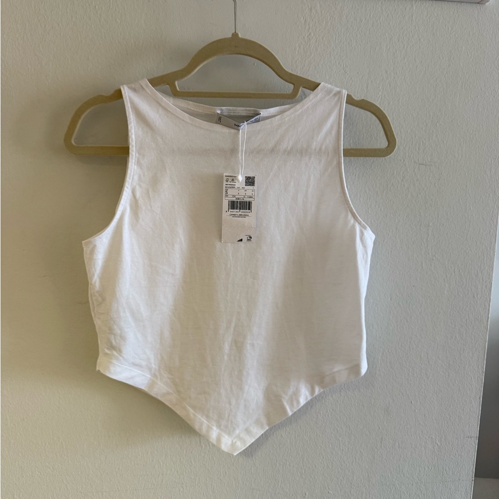 White Sleeveless Women's Top